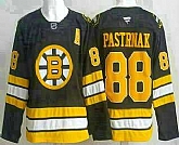 Men's Boston Bruins #88 David Pastrnak Black 2025 Authentic Jersey,baseball caps,new era cap wholesale,wholesale hats